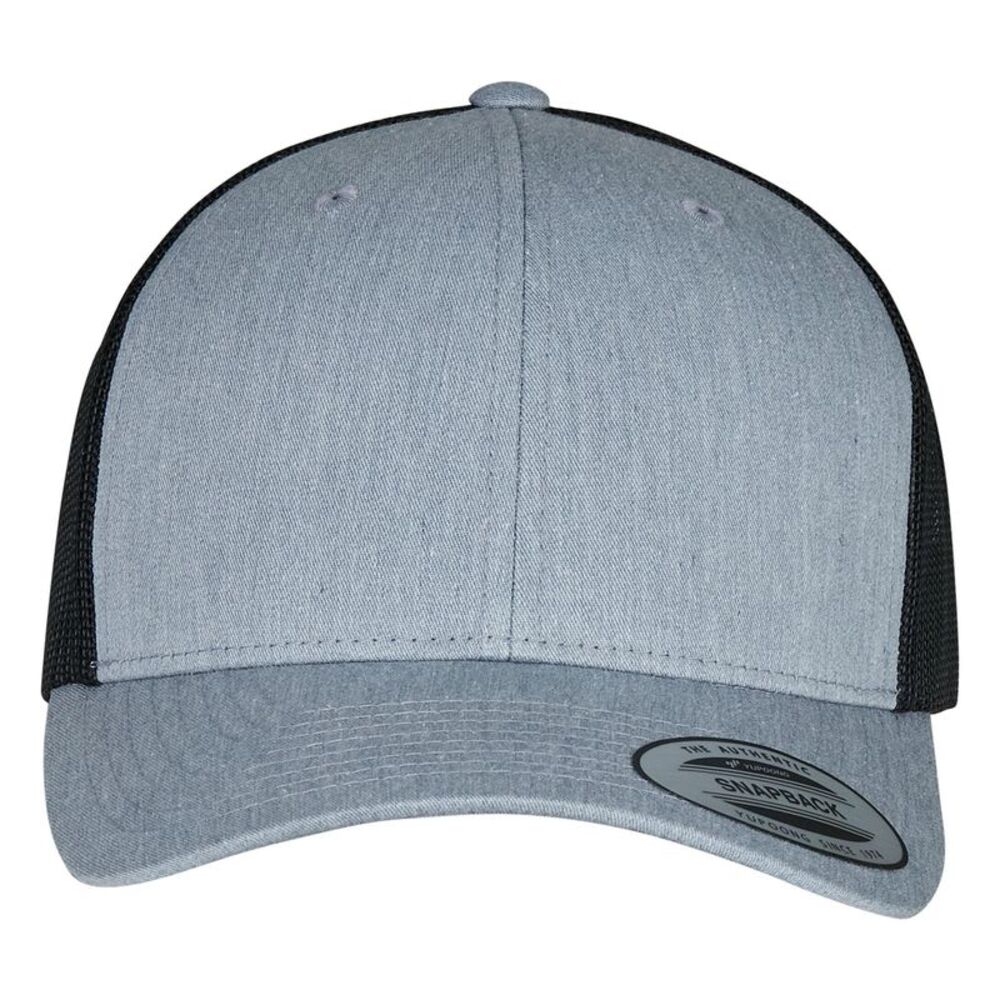 Flexfit Retro Two Tone Trucker Cap / Heather/Black